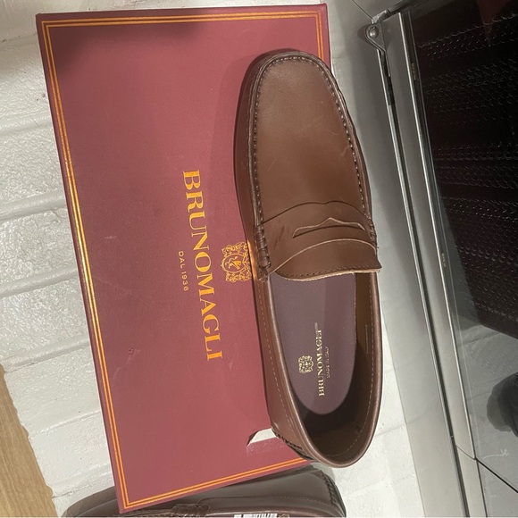 Bruno Magli Xane leather Driving loafers size 9 nib $325 - Picture 8 of 11